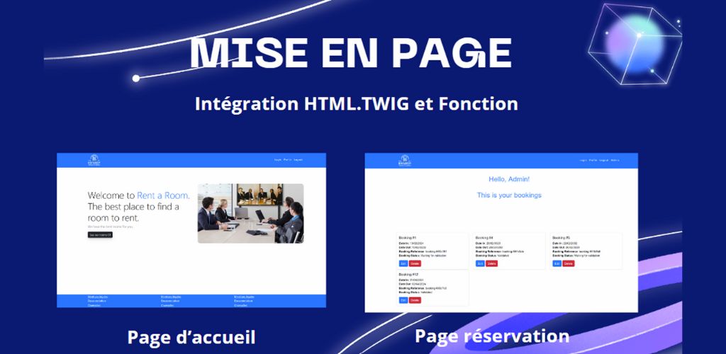 Page résultats des salles